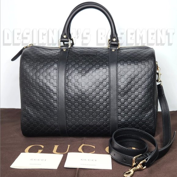 Gucci Black Textured Shoulder Bag - Picture 3 of 13